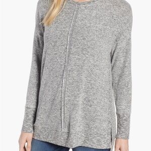 Gibson Heather Gray Knit cozy tunic